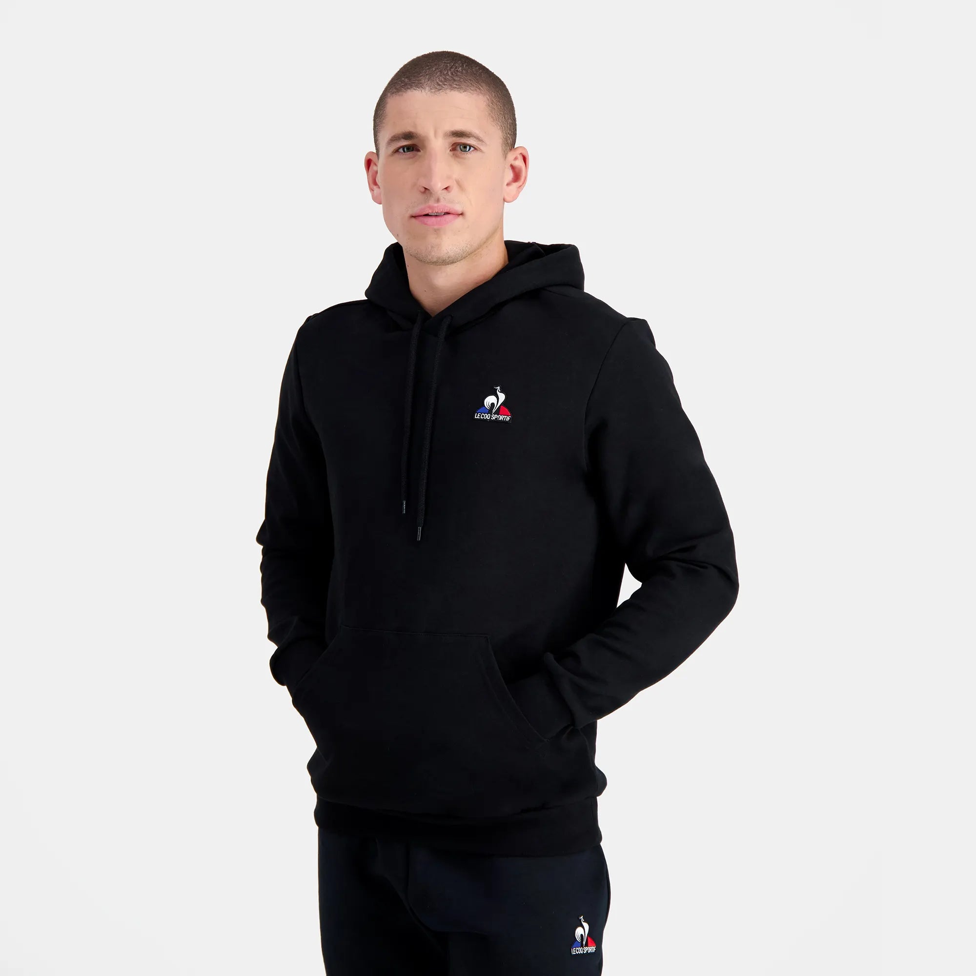 Weekend Bargains to Snag Le Coq Sporfit Essenitel Hooded Sweat - Mens - Black