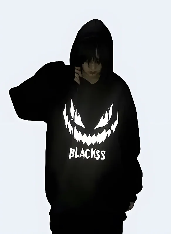 Special Price Black Reflective Hoodie