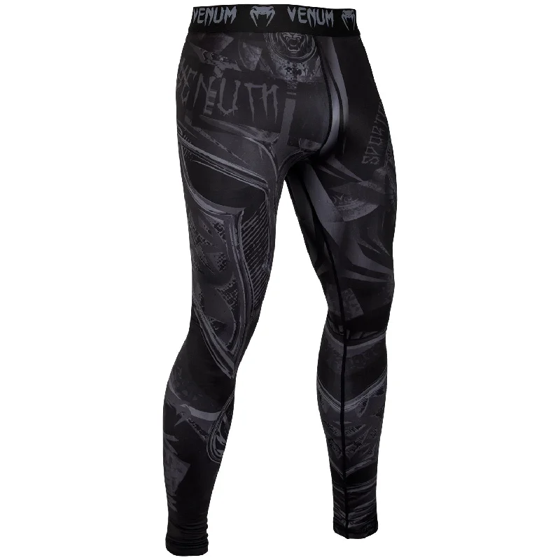 Limited Availability Venum Gladiator 3.0 Compression Tights - Black/Black