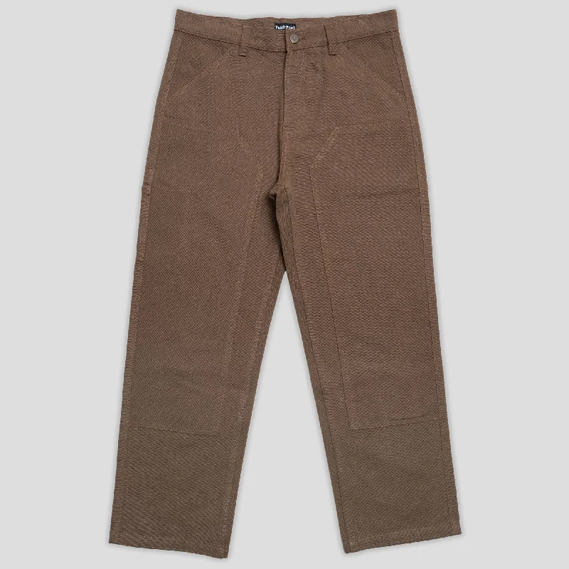 Blowout Deals Pass~Port Double Knee Diggers Club Pant - Washed Brown