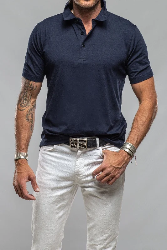 Markdowns Cruz Cotton Polo in True Navy