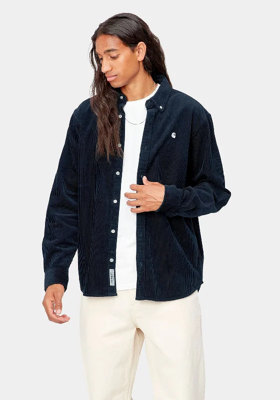 Weekend Specials Just for You Carhartt WIP Madison Cord Overshirt, Dark Navy
