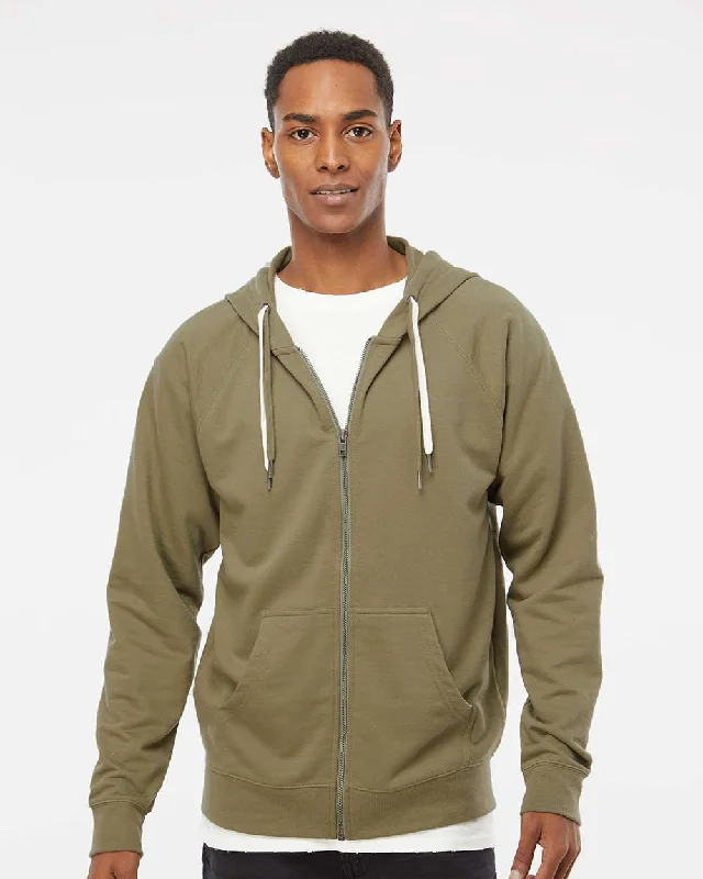 Weekend Deals That Impress Lightweight Loopback Terry Full-Zip Hooded Sweatshirt