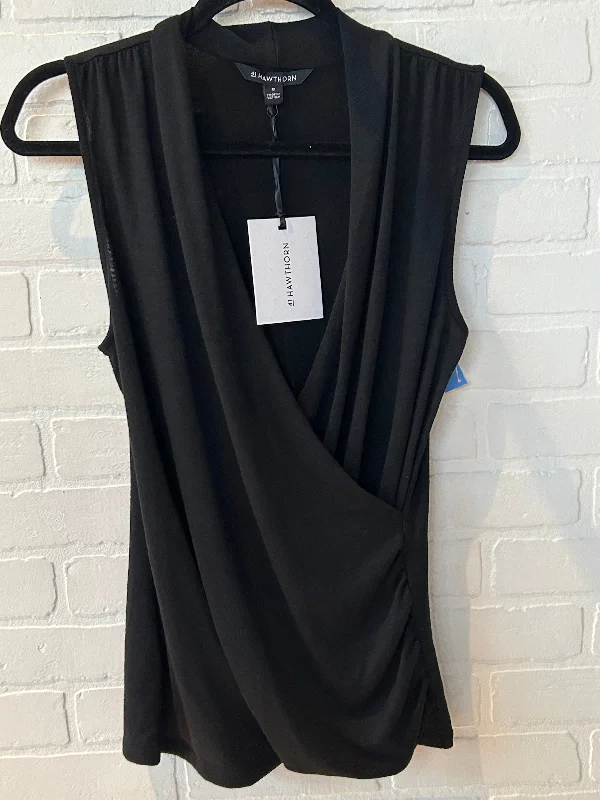Weekend Savings Sensation Top Sleeveless By 41 Hawthorn In Black, Size: M