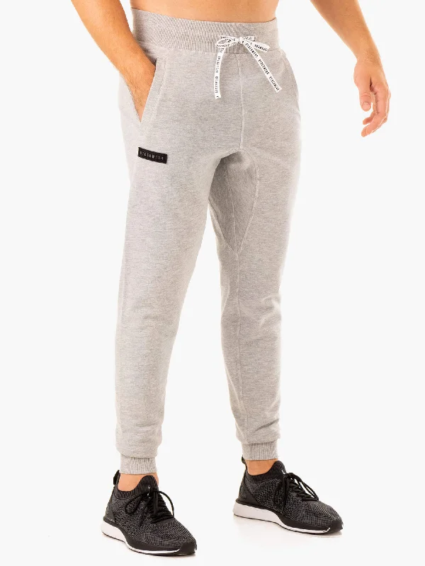 Blowout Deals Recharge Tapered Track Pant - Grey Marl
