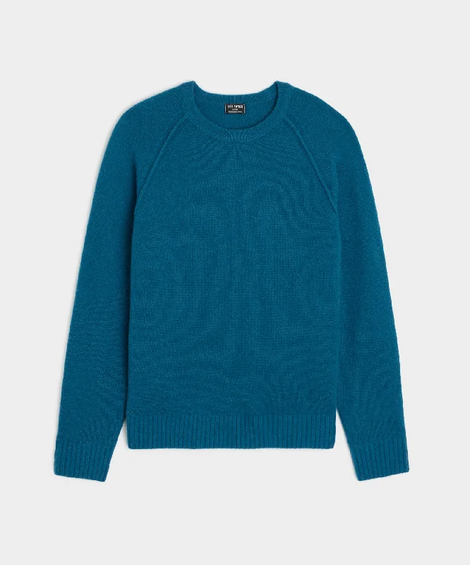 Final Sale Nomad Cashmere Crewneck in Dark Teal