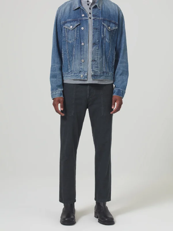 Special Buy Finn Relaxed Rise Corduroy Trouser - Charred Cedar