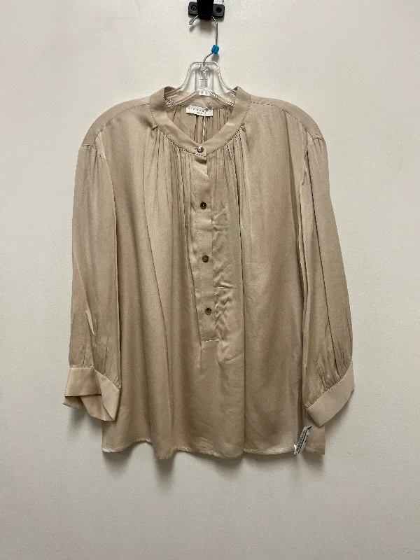 Savings Soar This Weekend Top Long Sleeve By Cma In Cream, Size: Xl