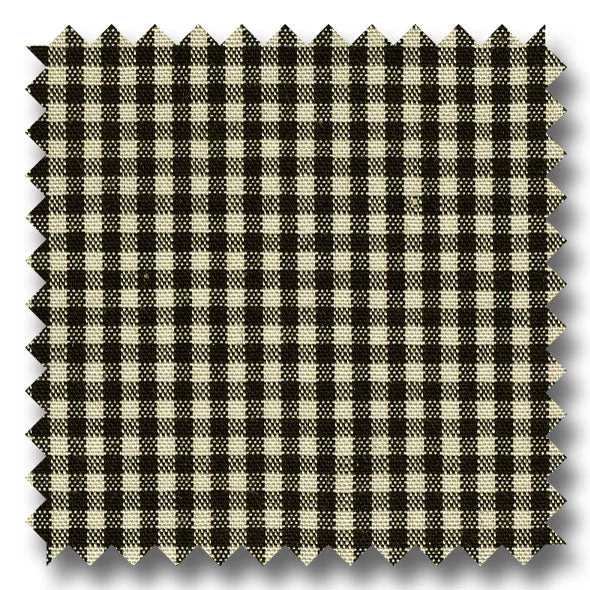 Referral Discount Gingham Check Pop Black and Cream - Custom Dress Shirt
