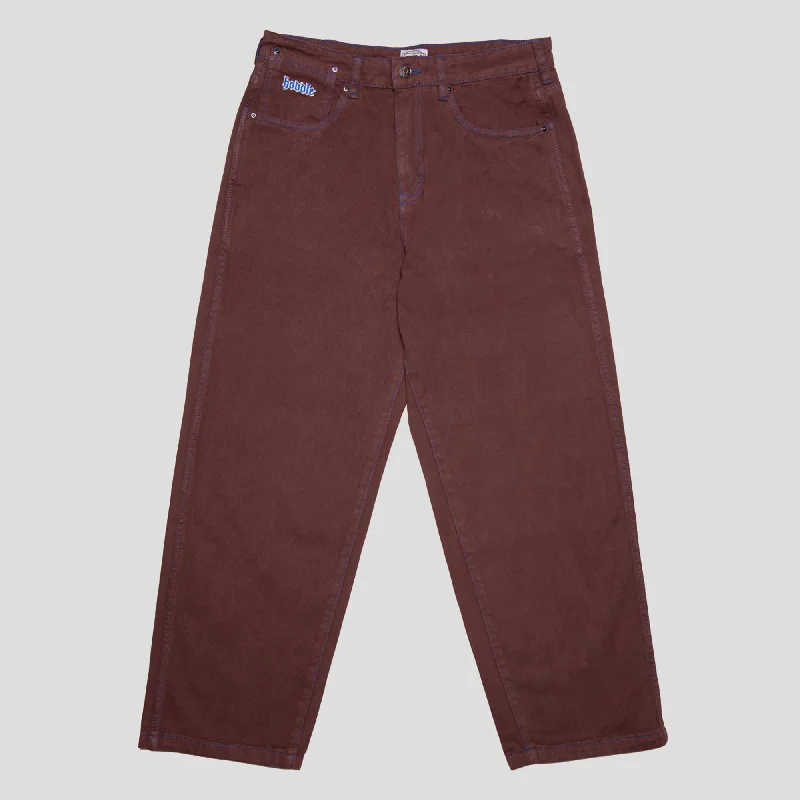 Hot Buy Hoddle 12 Ounce Denim Ranger Jean - Brown / Blue Stitch