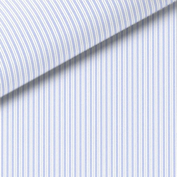 Mega Sale LIGHT BLUE STRIPE POPLIN DRESS SHIRT
