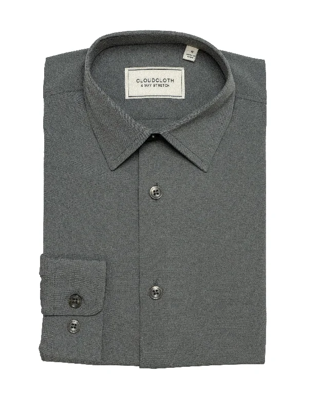 Instant Savings MSH9801 Charcoal- 4Way Stretch Shirt. Available in 17 Colors!