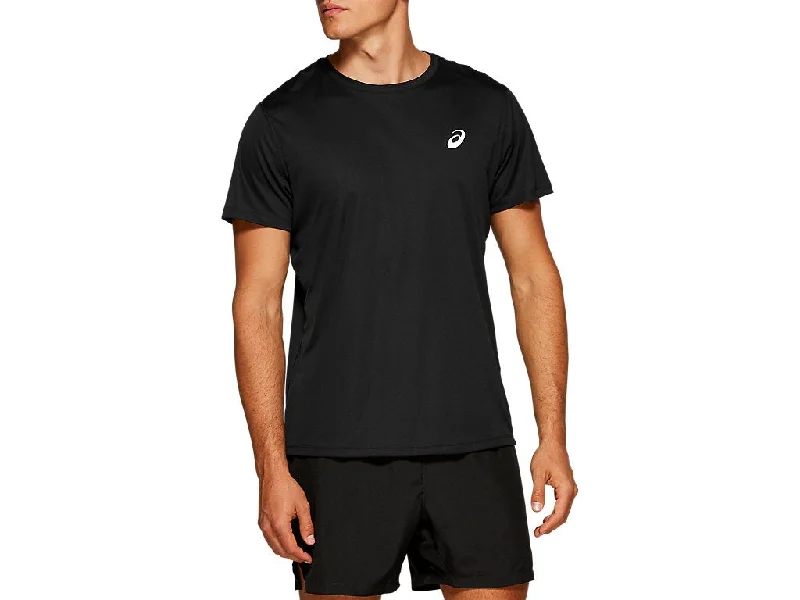 Time-Limited Offer ASICS SILVER SS TOP - MEN - BLACK