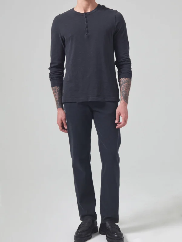 Low Price Elijah Relaxed Straight Corduroy Pant - Charred Cedar
