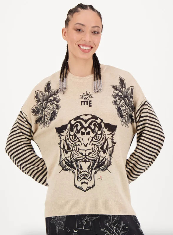 Shop the Weekend Away Kristy Crew Neck Sweater - Sand