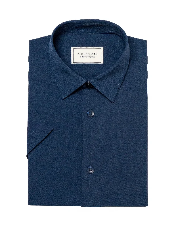 Epic Value MSH9801 Navy 4Way Stretch Shirt. Available in 17 Colors!