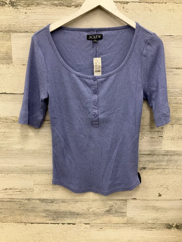 Weekend Deals That Impress Top Short Sleeve By J. Crew In Purple, Size: M
