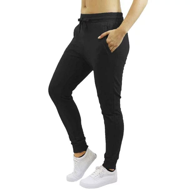 Discount Mania Womens Slim Fit Jogger Active Sweatpants Lounge Sports Running