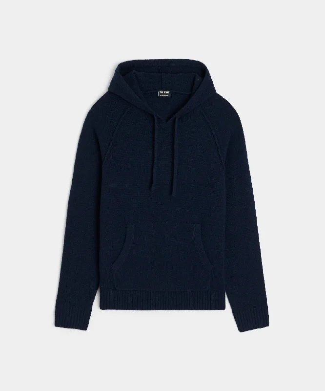 Clearance Items Nomad Cashmere Hoodie in Navy