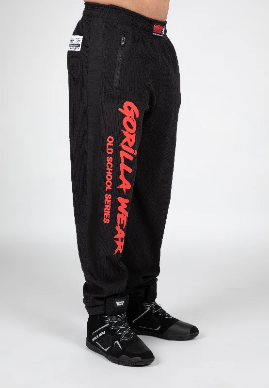 Massive Deals Augustine Old School Pants - Black/Red
