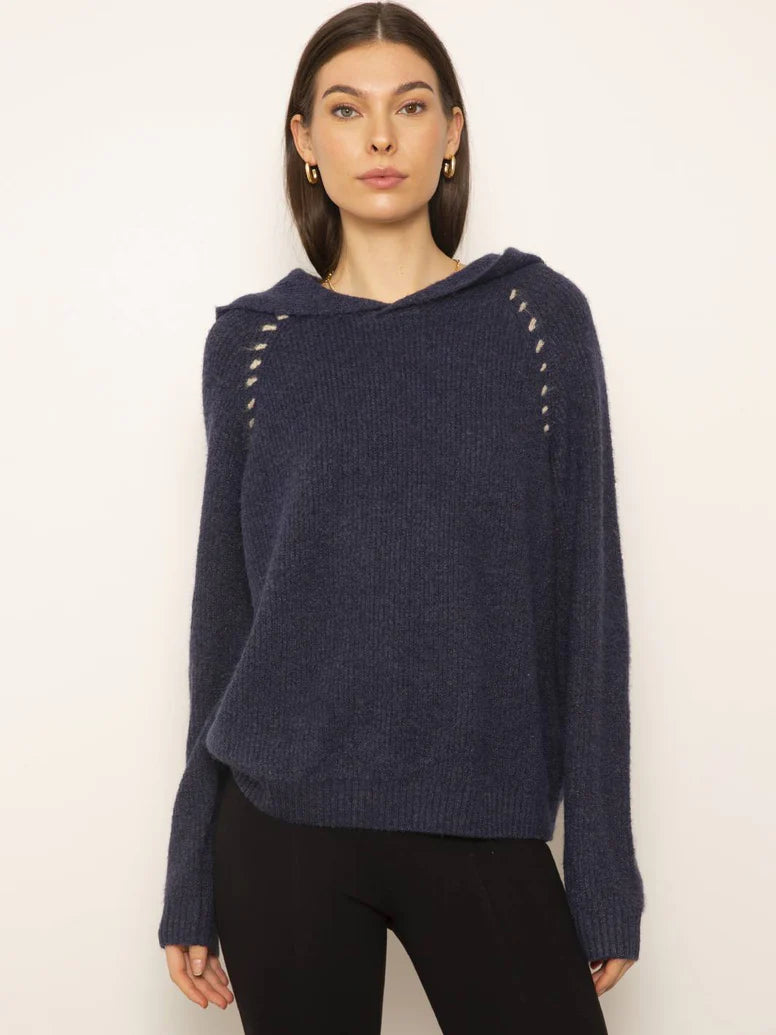 Weekend Discounts Worth Grabbing Yorke Whipstitch Hoodie - Navy