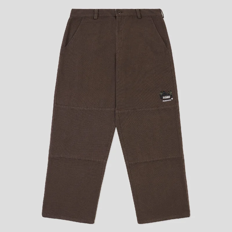 Steals and Deals Come Sundown Toil Pant - Washed Brown