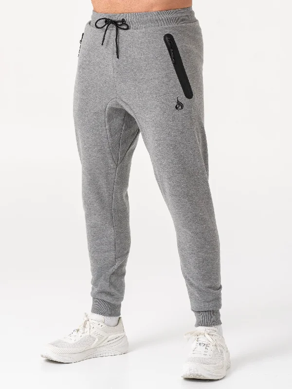 Early Bird Discount Overdrive Track Pants - Grey Marl