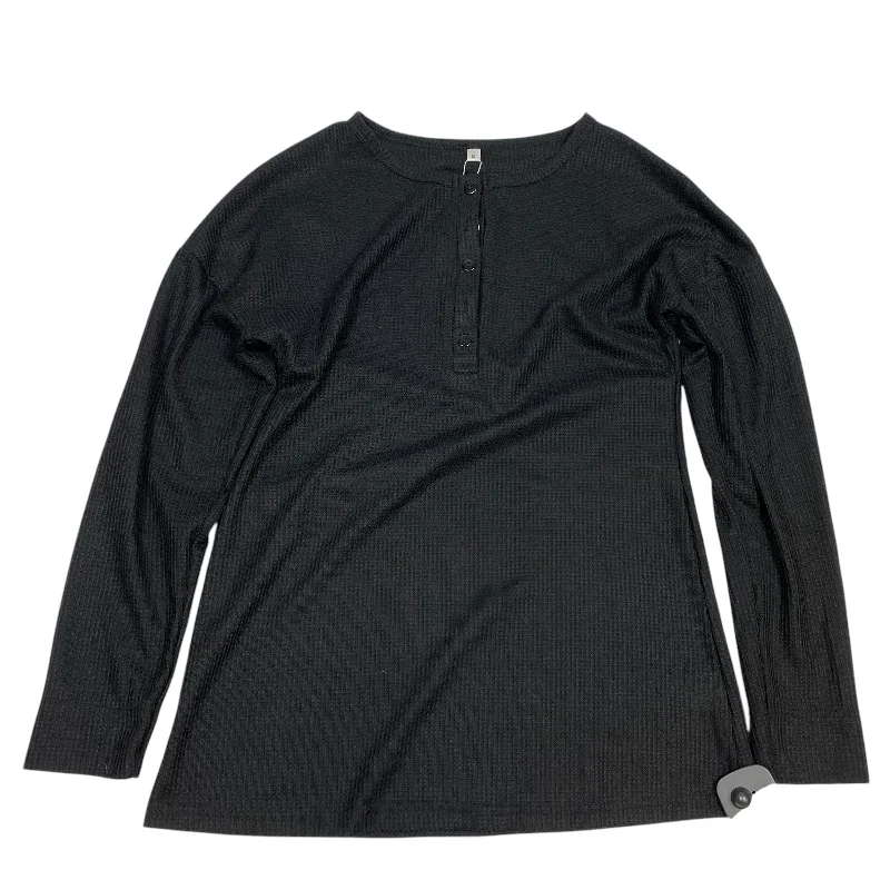 Weekend Bargains to Grab Top Long Sleeve By Wneedu In Black, Size: M