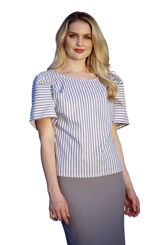 Weekend Bargains Await You Captain of Industry Blouse