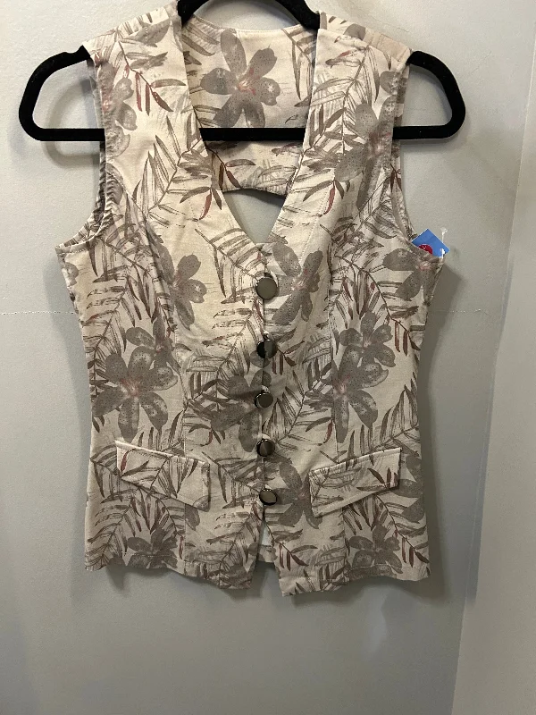 Weekend Deals That Dazzle Vest Other By  ARTEX  In Brown & Red, Size: S