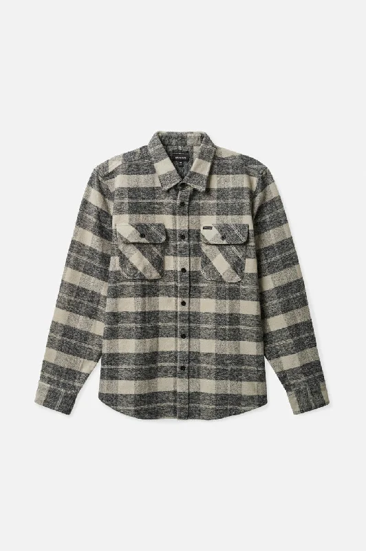 Limited Edition Bowery Heavyweight L/S Flannel - Black/Charcoal