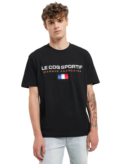 Deep Discounts Le Coq Sportif Francaise Tee - Mens - NAVY