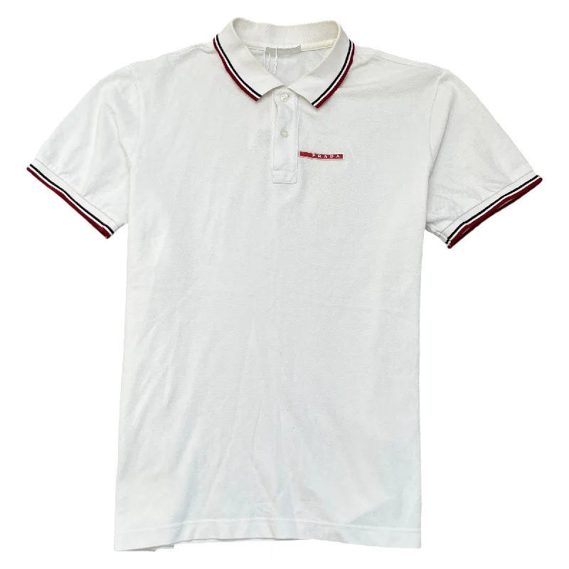 Weekend Savings Spree Men's Logo Polo Shirt White Size XXL