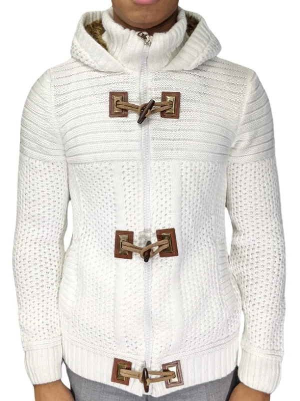 Massive Deals Young Republic Mens White Cotton Blend Sweater