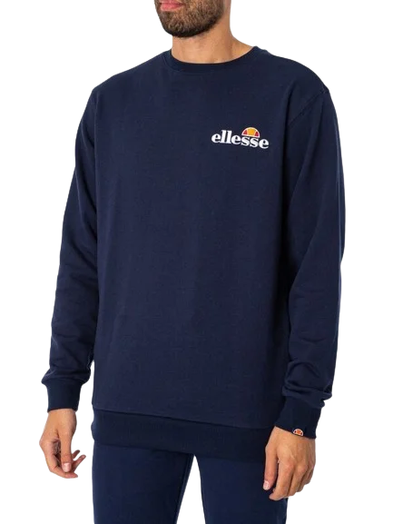 Unwind with Weekend Discounts Ellesse Fierro Sweater - Mens - Navy