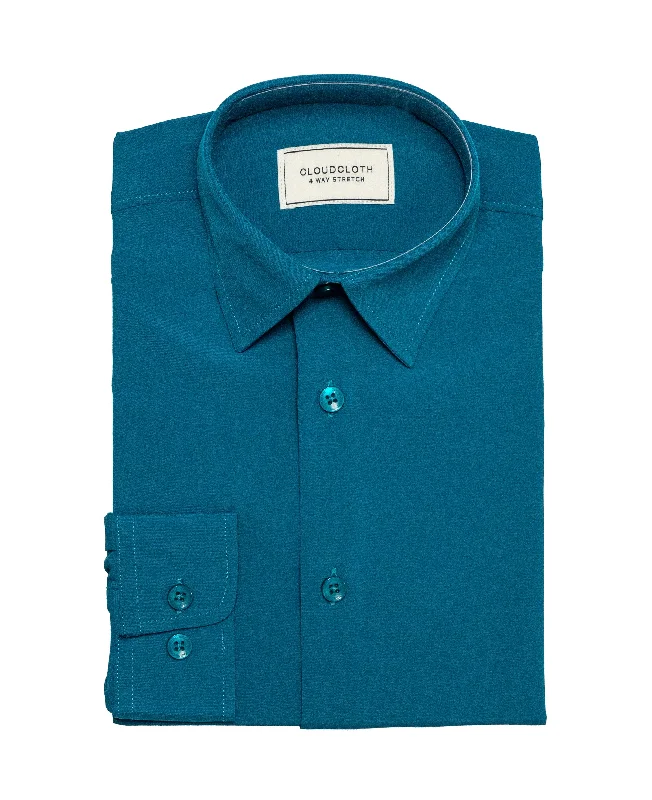 Hurry Up MSH9801 Emerald- 4Way Stretch Shirt. Available in 17 Colors!