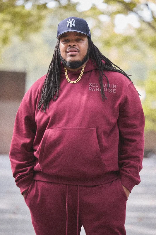 Low Price Big Men's Paradise Tonal Pullover Hoodie