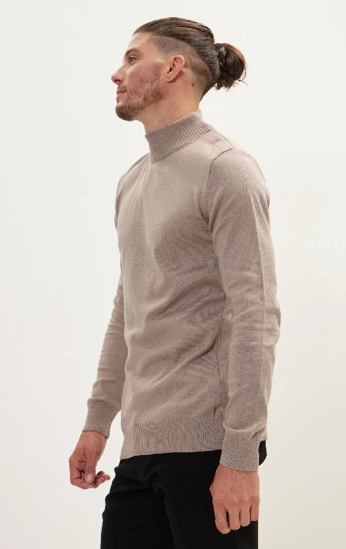 Fantastic Savings Mock Neck Relaxed Sweater - Vizon