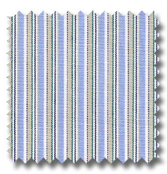 Weekend Bargains to Celebrate Blue, Olive, and White Stripe Custom Dress Shirt
