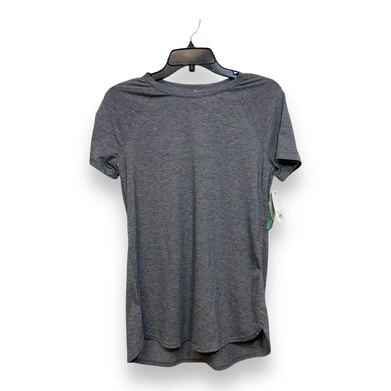 Weekend Discounts to Delight Athletic Top Short Sleeve By Tek Gear In Grey, Size: S