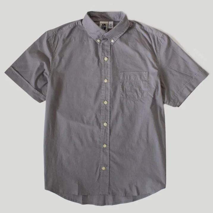 Amazing Deals Kennington Short Sleeve Men's Woven Shirts Solid Dyed