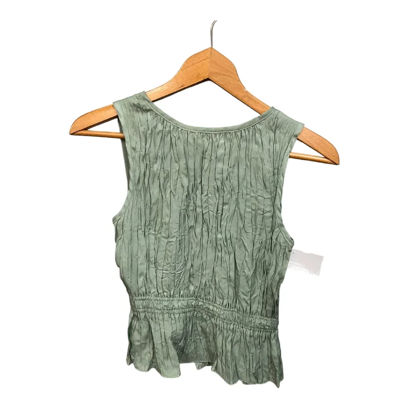 Weekend Discounts to Enjoy Top Sleeveless By Cmc In Green, Size: Xs