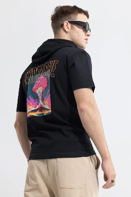 Members Only Explosive Black Hoodie