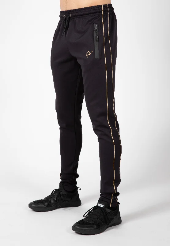 Weekend Specials Just for You Wenden Track Pants - Black/Gold