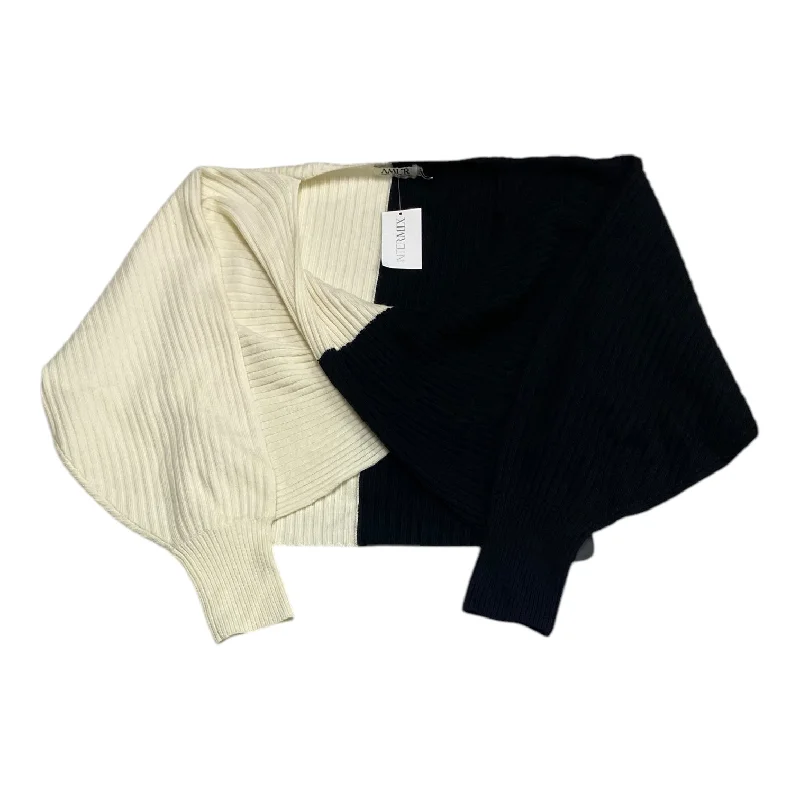 Reduced Price Sweater By Amur In Black & White, Size: M