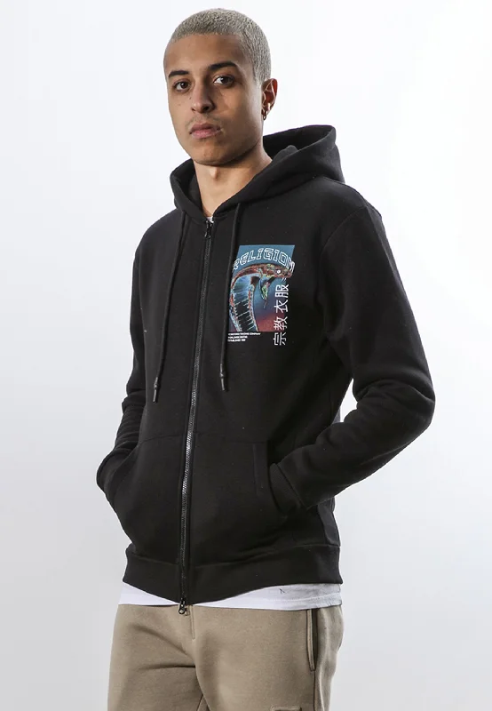 Online Exclusive COBRA HOODIE BLACK