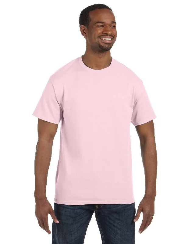 Deal Dash Jerzees Heavyweight 50/50 T-Shirt | Classic Pink