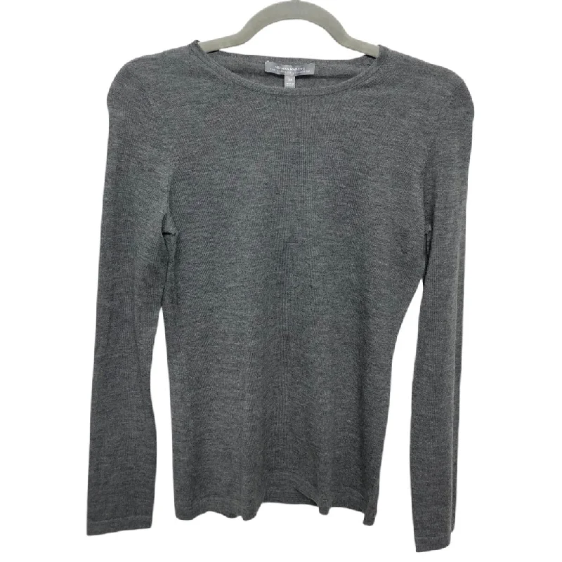 Your Weekend, Your Savings Top Long Sleeve Designer By Neiman Marcus In Grey, Size: Xs
