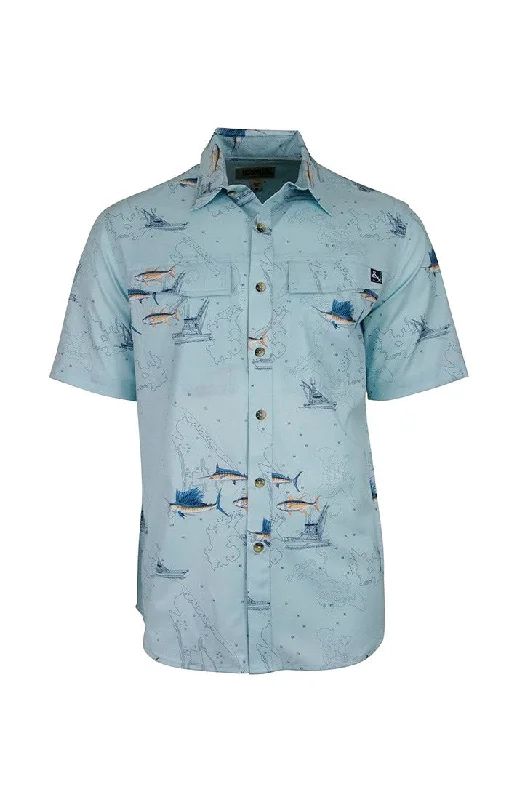Big Discounts Hook & Tackle Short Sleeve Men Sun Protection Moisture-Wickin