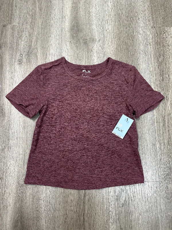 Weekend Savings Galore Athletic Top Short Sleeve By Flx In Red, Size: M